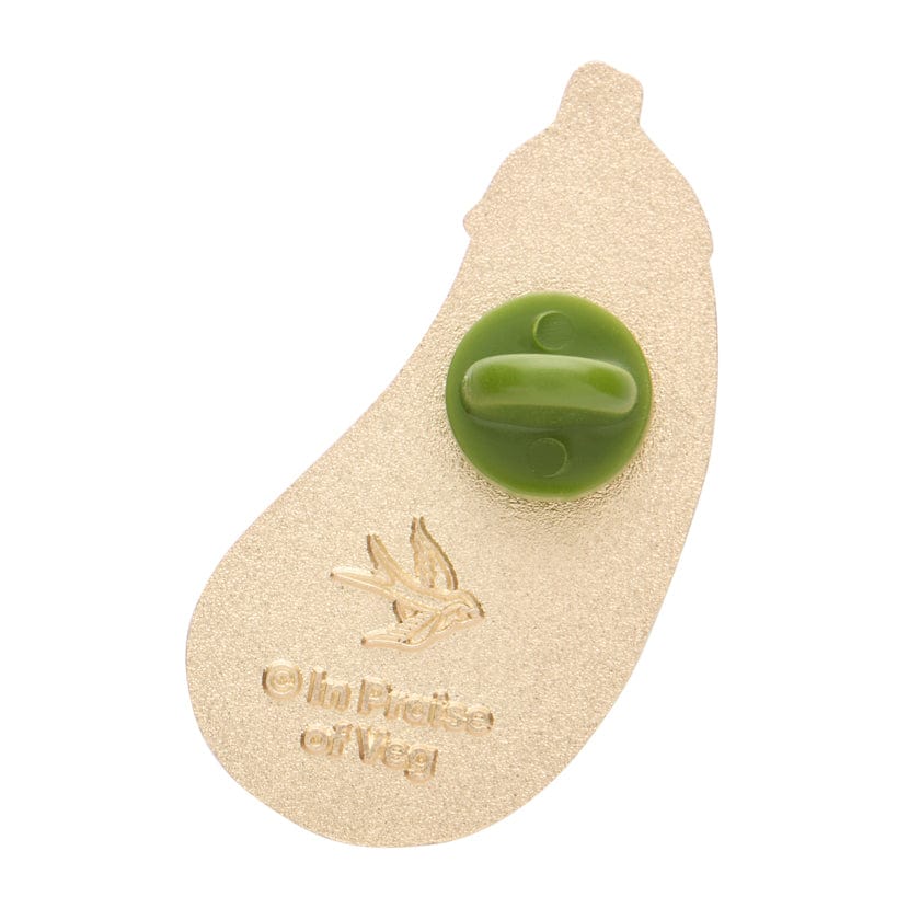 Eggplant Envy Enamel Pin  -  Erstwilder  -  Quirky Resin and Enamel Accessories