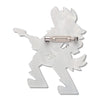 Howl Shredder Brooch  -  Erstwilder  -  Quirky Resin and Enamel Accessories