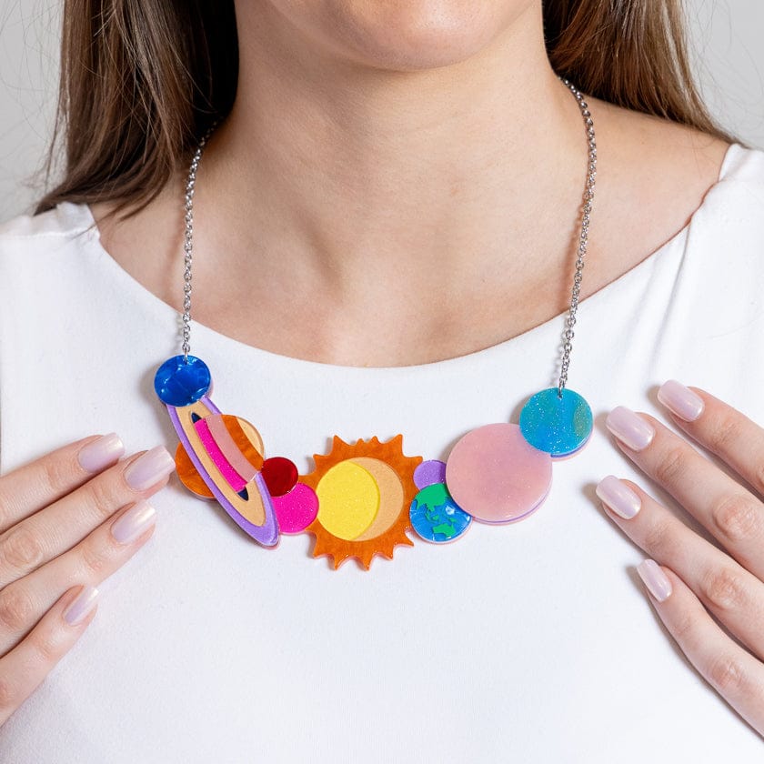 Across the Universe Necklace  -  Erstwilder  -  Quirky Resin and Enamel Accessories