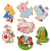Erstwilder x Pete Cromer Fairytales 2 Enamel Pin Pack - 7 Piece  -  Erstwilder  -  Quirky Resin and Enamel Accessories