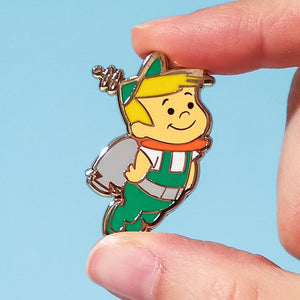 Elroy Jetson Enamel Pin  -  Erstwilder  -  Quirky Resin and Enamel Accessories