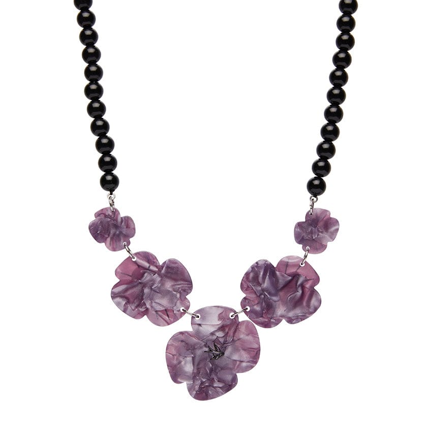 Remembrance Poppy Necklace (IMPERFECT)  -  Erstwilder  -  Quirky Resin and Enamel Accessories