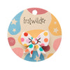 Polka Dot Bow Simplified Mini Brooch – White  -  Erstwilder Simplified  -  Quirky Resin and Enamel Accessories