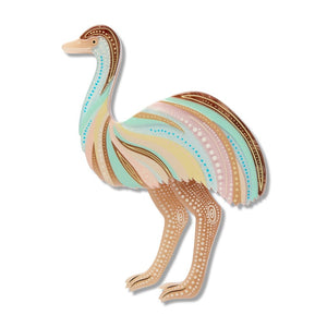 Utingat Ritjinguthinha Brooch  -  Erstwilder  -  Quirky Resin and Enamel Accessories