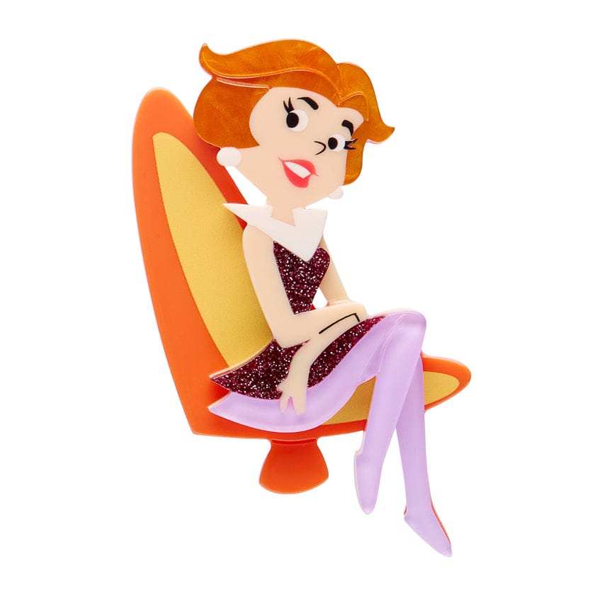 Jane Jetson Brooch  -  Erstwilder  -  Quirky Resin and Enamel Accessories