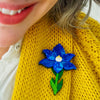 Spotted Sun-Orchid Brooch  -  Erstwilder  -  Quirky Resin and Enamel Accessories