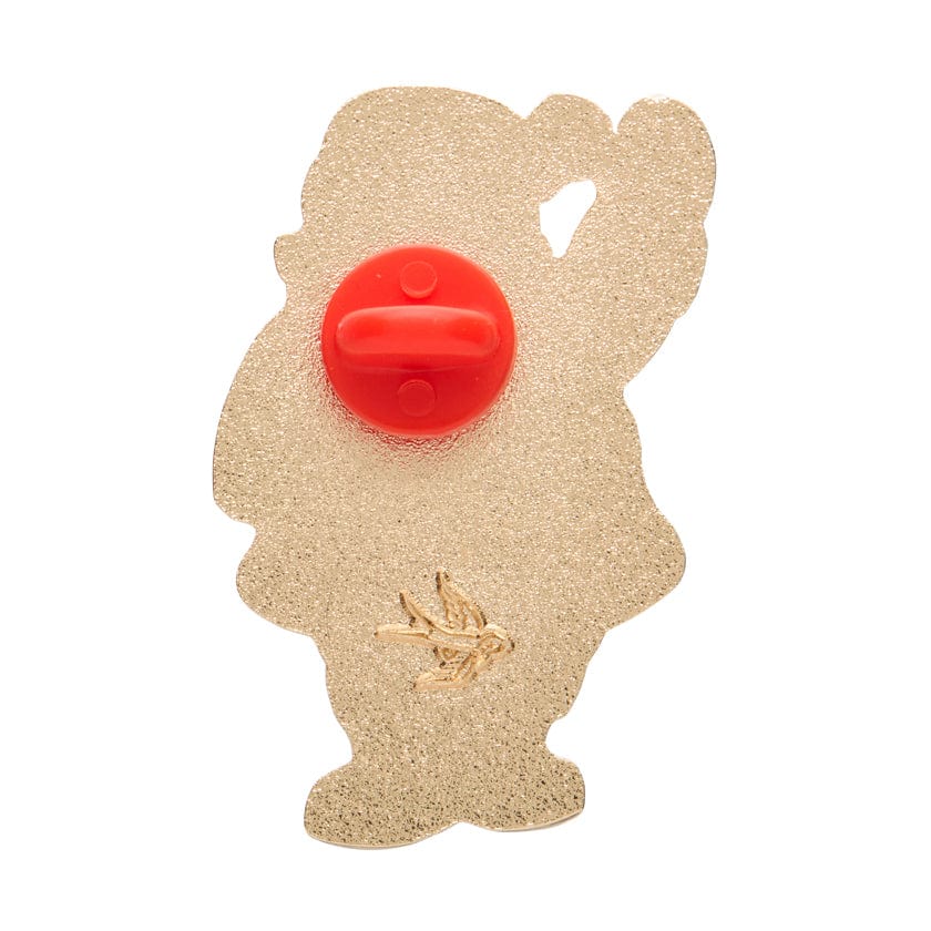 Santa’s Surprise Enamel Pin  -  Erstwilder  -  Quirky Resin and Enamel Accessories