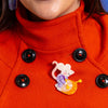 Taco Brooch  -  Erstwilder  -  Quirky Resin and Enamel Accessories