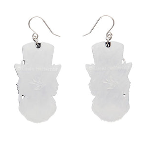 The Posh Pussycat Drop Earrings  -  Erstwilder  -  Quirky Resin and Enamel Accessories
