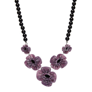 Remembrance Poppy Necklace (IMPERFECT)  -  Erstwilder  -  Quirky Resin and Enamel Accessories