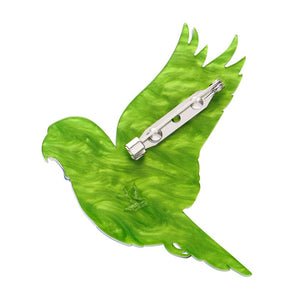 Lulu the Lorikeet Brooch  -  Erstwilder  -  Quirky Resin and Enamel Accessories