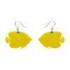 Emperor Angelfish Drop Earrings  -  Erstwilder  -  Quirky Resin and Enamel Accessories