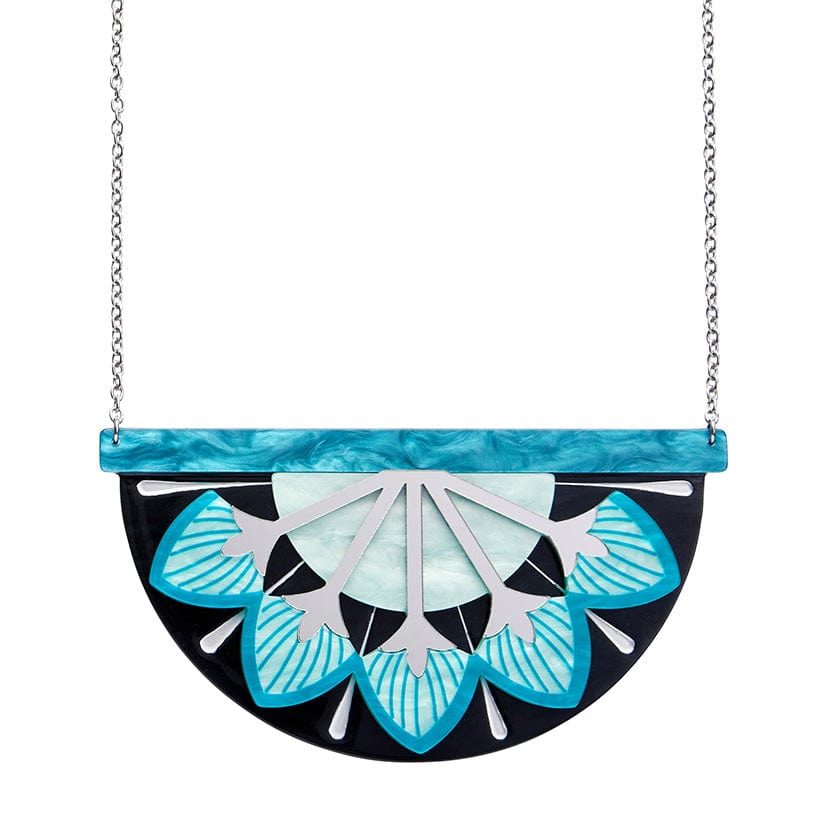 Geometric Fanfare Necklace (IMPERFECT)  -  Erstwilder  -  Quirky Resin and Enamel Accessories