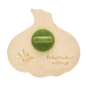 Garlic Guardian Enamel Pin  -  Erstwilder  -  Quirky Resin and Enamel Accessories