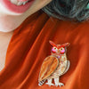 The Grand Great Horned Owl Brooch