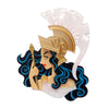 Divine Athena Brooch  -  Erstwilder  -  Quirky Resin and Enamel Accessories