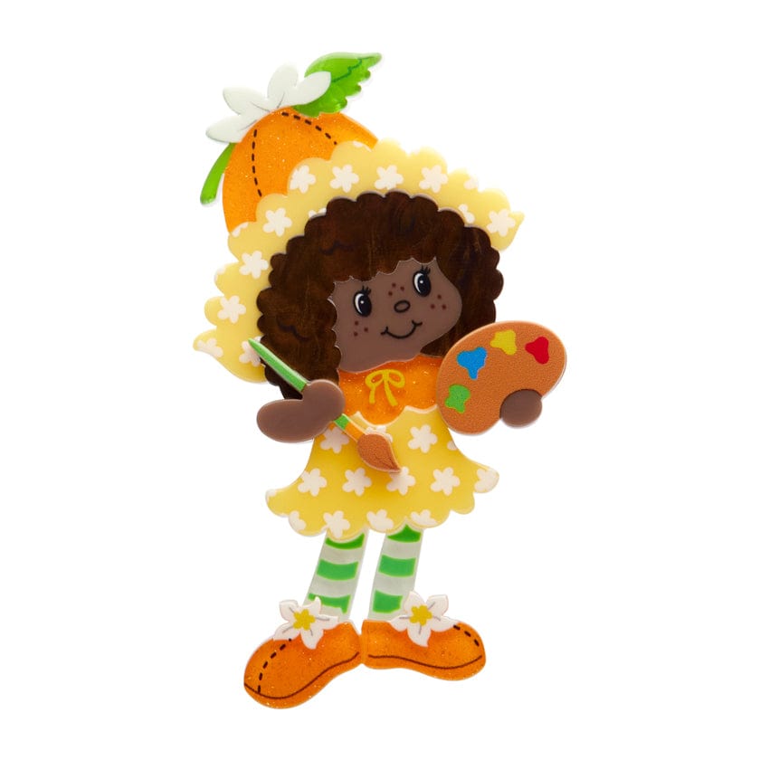 Orange Blossom Brooch  -  Erstwilder  -  Quirky Resin and Enamel Accessories