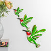 The Riveting Ruby-Throated Hummingbird Wall Art  -  Erstwilder  -  Quirky Resin and Enamel Accessories