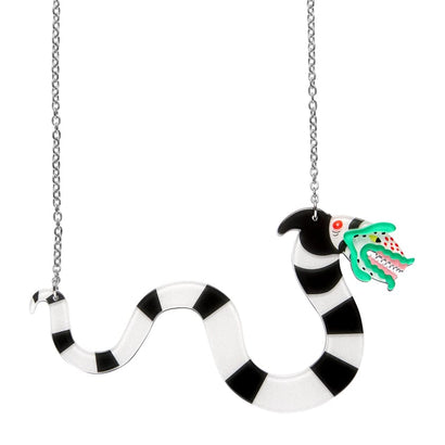 Sandworm Strikes Necklace  -  Erstwilder  -  Quirky Resin and Enamel Accessories