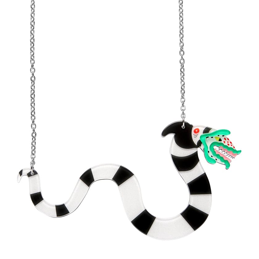 Sandworm Strikes Necklace  -  Erstwilder  -  Quirky Resin and Enamel Accessories