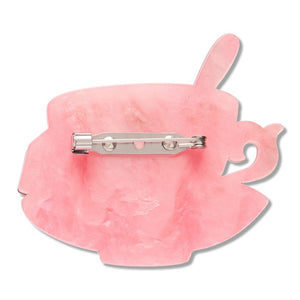 Fancy a Cuppa Brooch  -  Erstwilder  -  Quirky Resin and Enamel Accessories