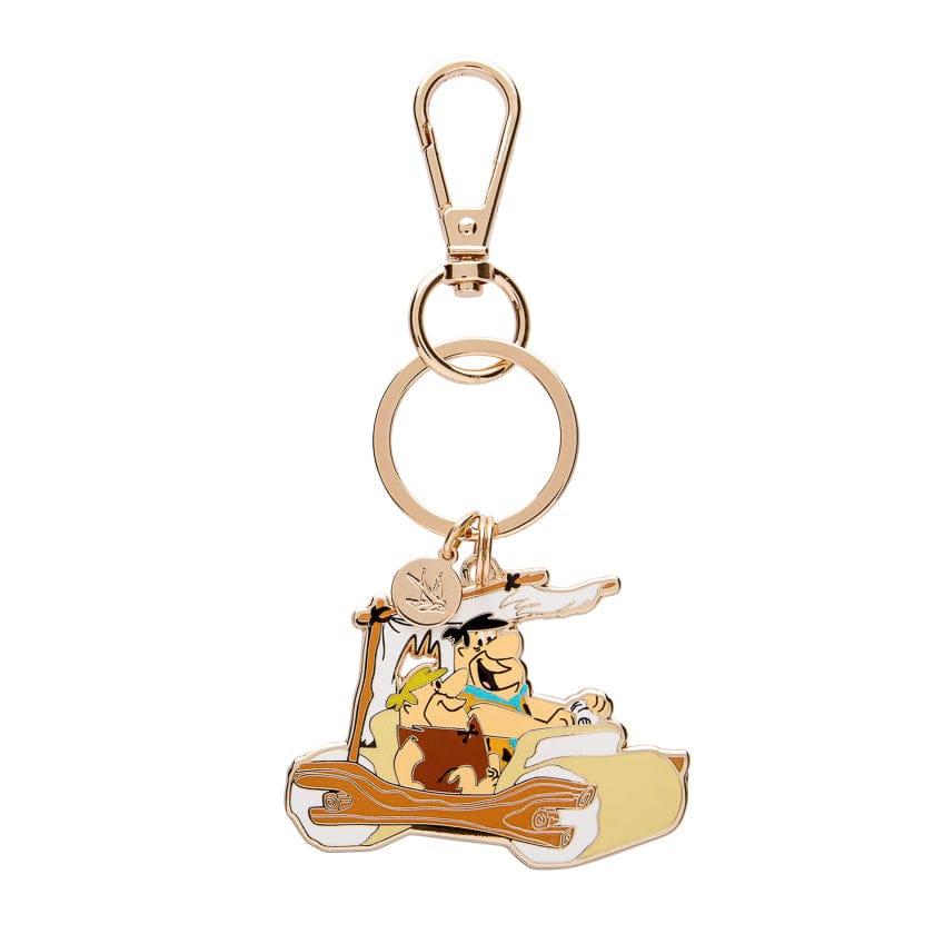 The Flintmobile Enamel Key Ring  -  Erstwilder  -  Quirky Resin and Enamel Accessories