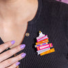 Midnight Library Brooch