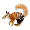 Numbat Brooch  -  Erstwilder  -  Quirky Resin and Enamel Accessories