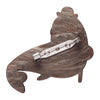 Old Man Walrus Brooch (IMPERFECT)  -  Erstwilder  -  Quirky Resin and Enamel Accessories