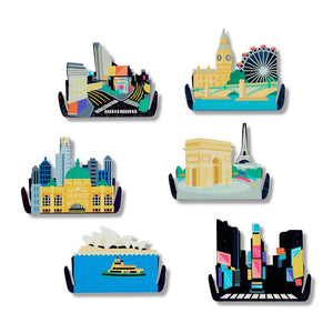 Fireworks Far & Wide Brooch  -  Erstwilder  -  Quirky Resin and Enamel Accessories