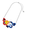 Comedy & Tragedy Necklace  -  Erstwilder  -  Quirky Resin and Enamel Accessories