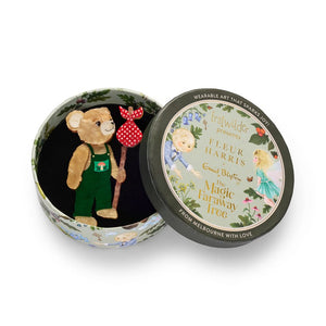 Bear's Adventures Brooch  -  Erstwilder  -  Quirky Resin and Enamel Accessories
