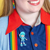 Buddy Blue Brooch  -  Erstwilder  -  Quirky Resin and Enamel Accessories