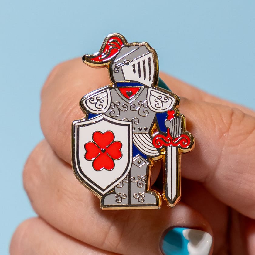 Plot Armour Enamel Pin  -  Erstwilder  -  Quirky Resin and Enamel Accessories
