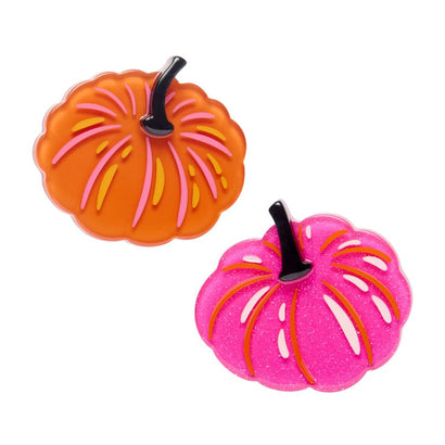 Just Gourdgeous Hair Clips Set - 2 Piece  -  Erstwilder  -  Quirky Resin and Enamel Accessories