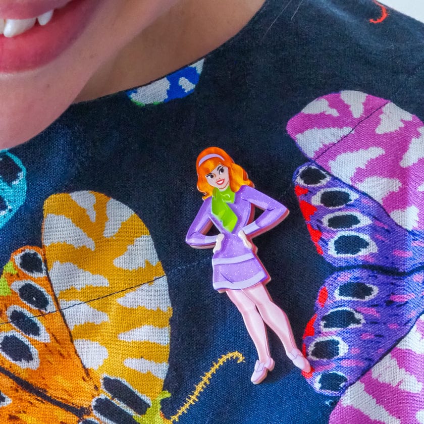 Daphne Blake Brooch  -  Erstwilder  -  Quirky Resin and Enamel Accessories