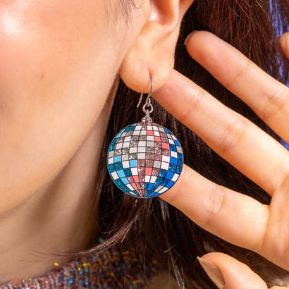 Saturday Night Fever Drop Earrings  -  Erstwilder  -  Quirky Resin and Enamel Accessories