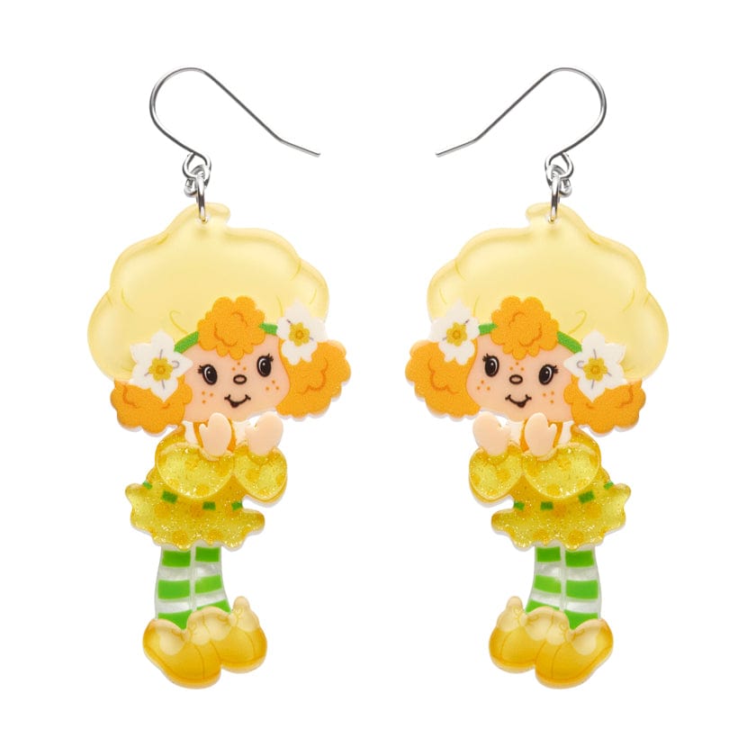 Lemon Meringue Drop Earrings  -  Erstwilder  -  Quirky Resin and Enamel Accessories