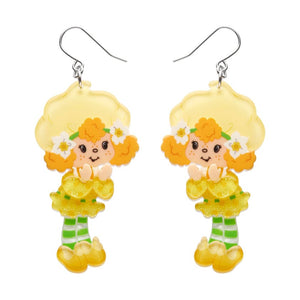 Lemon Meringue Drop Earrings  -  Erstwilder  -  Quirky Resin and Enamel Accessories