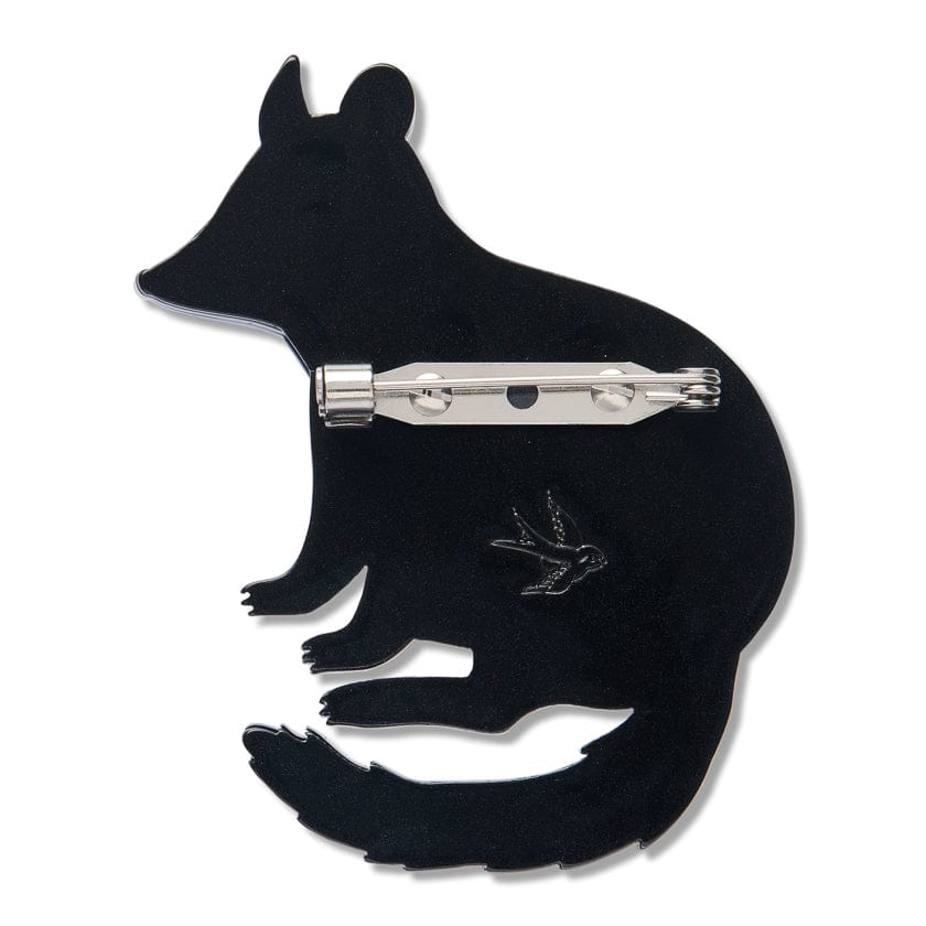 Eastern Quoll Brooch  -  Erstwilder  -  Quirky Resin and Enamel Accessories