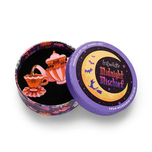Spills and Spells Brooch  -  Erstwilder  -  Quirky Resin and Enamel Accessories