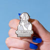 Socratic Method Enamel Pin  -  Erstwilder  -  Quirky Resin and Enamel Accessories