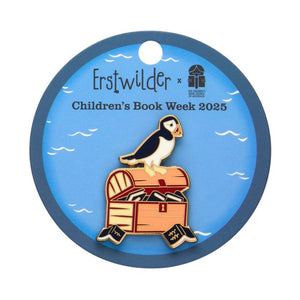 Percy the Puffin Enamel Pin  -  Erstwilder  -  Quirky Resin and Enamel Accessories