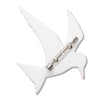 New Zealand Fairy Tern Brooch  -  Erstwilder  -  Quirky Resin and Enamel Accessories
