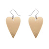 From the Heart Essential Drop Earrings - Gold  -  Erstwilder Essentials  -  Quirky Resin and Enamel Accessories
