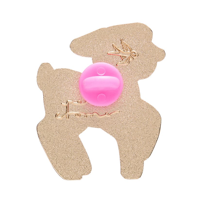 Lottie the Lamb Enamel Pin  -  Erstwilder  -  Quirky Resin and Enamel Accessories