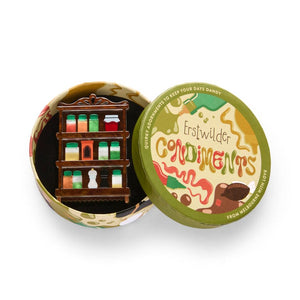 A Pinch of Personality Brooch (IMPERFECT)  -  Erstwilder  -  Quirky Resin and Enamel Accessories
