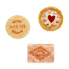 A Biscuit or Three Mini Brooch Set (IMPERFECT)