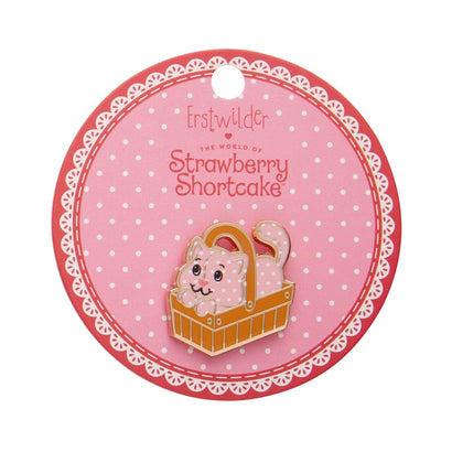Cozy Custard Cat Enamel Pin  -  Erstwilder  -  Quirky Resin and Enamel Accessories