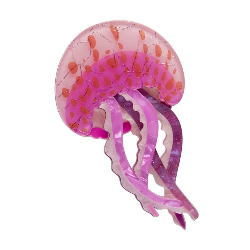 Mauve Stinger Jellyfish Brooch (IMPERFECT)  -  Erstwilder  -  Quirky Resin and Enamel Accessories